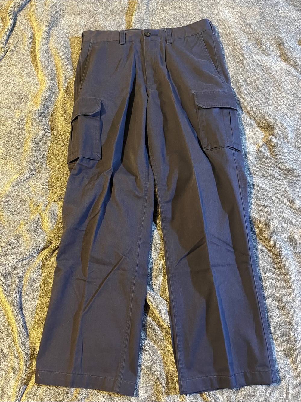Lands' End Men's Dark Navy Cargo Pants